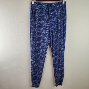 Shiela Rose Womens Navy Blue Heathered Jogger